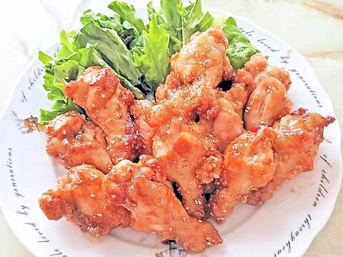 揚げ手羽元!甘じょっぱい照り焼き仕立て♪